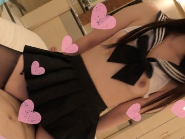 【女子大生】色白スレンダーな美少女JDがセーラービキニコスプレ黒パンストでハメ撮り！ピチピチお肌が眩しい…ッ！