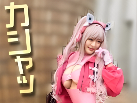 【爆乳コスプレイヤー】『ファン限定…秘密のオフ会』Hカップ美少女がコスプレ姿で大胆プレイ！手マンで大噴射＆そのままハメまくって、コスプレ衣装がエロ汁まみれに！♡