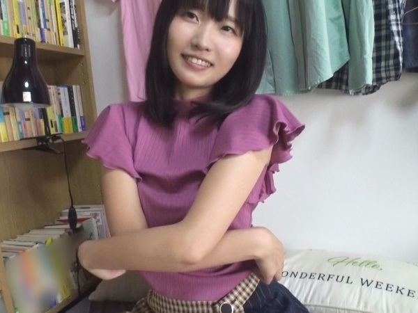 【敏感スレンダーJDの初々しい反応】『ダメ…感じちゃう…』素人女子大生が恥じらいながらもオマンコと美乳を責められ、喘ぎ声を我慢できない！ウブな反応が超エロい♡