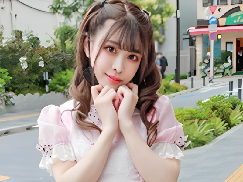 【地雷系コンカフェ嬢】『もう…バレちゃうよ♡』派手カワ店員と秘密のラブラブSEX！！制服姿で甘えながらエッチなご奉仕しちゃうよ♡